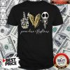 Funny Peace Love Nightmare Jack Skellington Shirt
