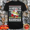 Merry Bassmas Fish Santa Ugly Christmas Shirt