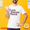 2021 Inauguration Day Love Trumps Trump American Flag Shirt - Design by Tshirttop