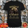 Motorhead 45th Anniversary Thank You For The Memories Signatures Shirt - Design by Tshirttop