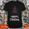 Premium Tree England Flag Merry Christmas Shirt
