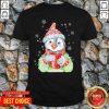 Pretty Penguin Warm Winter Christmas Shirt - Design by Tshirttop