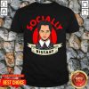 Pretty Socially Distant Girl Shirt- Design by Tshirttop