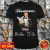 Robert Lewandowski Golden Ball UEFA Champions 2019 2020 Signature Shirt - Design by Tshirttop