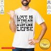 Funny Love Is In The Air And Smells Like Lefse Shirt - Design by Tshirttop